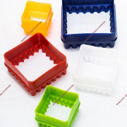 Набор форм для печенья Доляна «Квадрат», 5 шт, 8×8×3,5 см, цвет МИКС - Кондитер плюс. Товары для кондитеров 