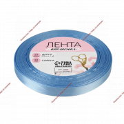 Лента атласная, 10 мм × 23 ± 1 м, цвет небесно-голубой - Кондитер плюс. Товары для кондитеров 