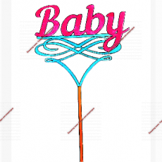 Топперы акриловые и деревянные - Кондитер плюс. Товары для кондитеров 