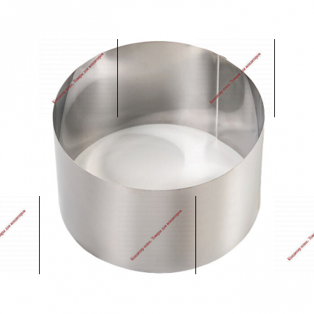 Форма для выпечки и выкладки "Круг", H-14, D-16 см - Кондитер плюс. Товары для кондитеров 