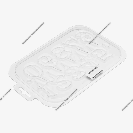 Пластиковая форма "Цифры на ножке", для мастики, леденцов, шоколада и конфет - Кондитер плюс. Товары для кондитеров 