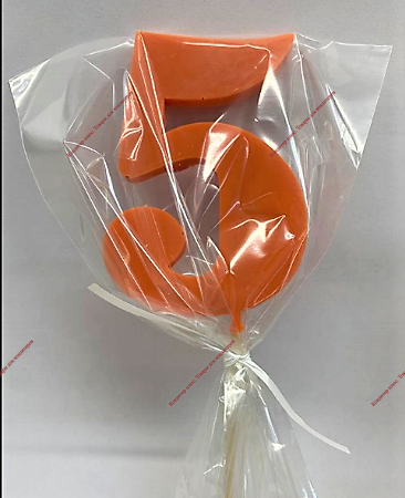 Топпер цифра 5 из шоколадной глазури цвет микс - Кондитер плюс. Товары для кондитеров 