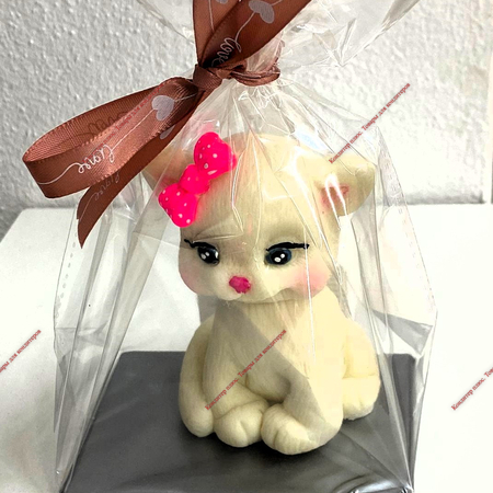 Фигурка из глазури котенок (цвет микс) - Кондитер плюс. Товары для кондитеров 