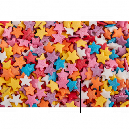 ПОСЫПКИ "ЗВЕЗДЫ РАЗНОЦВЕТНЫЕ" 50Г - Кондитер плюс. Товары для кондитеров 